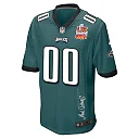 Zennovawear Philadelphia Eagles Super Bowl LIX Champions Patch 'New Orleans - Where Passion Ignites' EMBROIDERED Game Men Custom Jersey - Midnight...