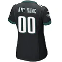 Zennovawear Philadelphia Eagles Women Alternate Custom Game Jersey - Black
