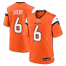 Zennovawear P.J. Locke 6 Denver Broncos Team Game Men Jersey - Orange