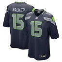 Zennovawear P.J. Walker 15 Seattle Seahawks Game Men Jersey - College Navy