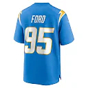 Zennovawear Poona Ford 95 Los Angeles Chargers Team Game Men Jersey - Powder Blue