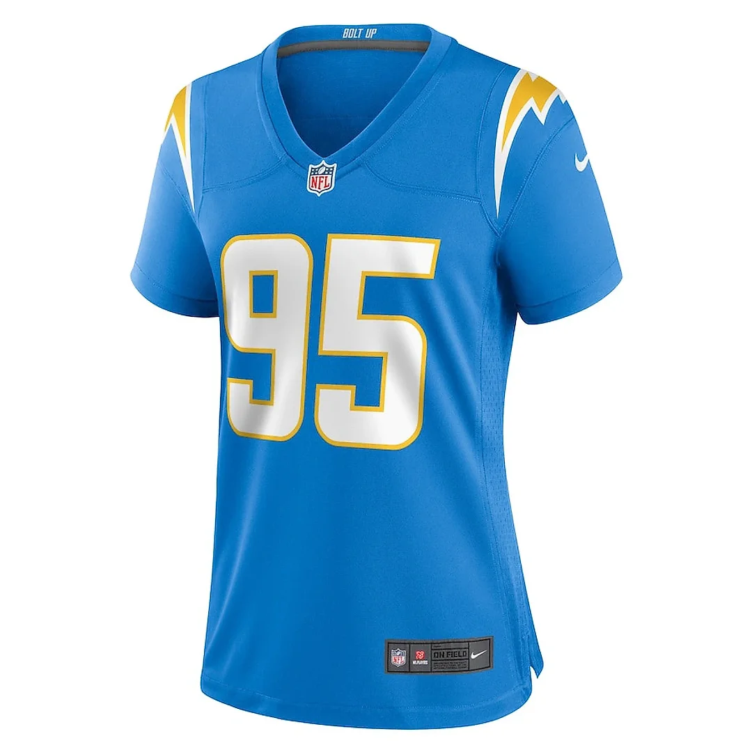 Zennovawear Poona Ford 95 Los Angeles Chargers Women's Game Jersey - Powder Blue
