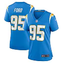 Zennovawear Poona Ford 95 Los Angeles Chargers Women's Game Jersey - Powder Blue
