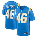 Zennovawear Praise Olatoke 46 Los Angeles Chargers Team Game Men Jersey - Powder Blue