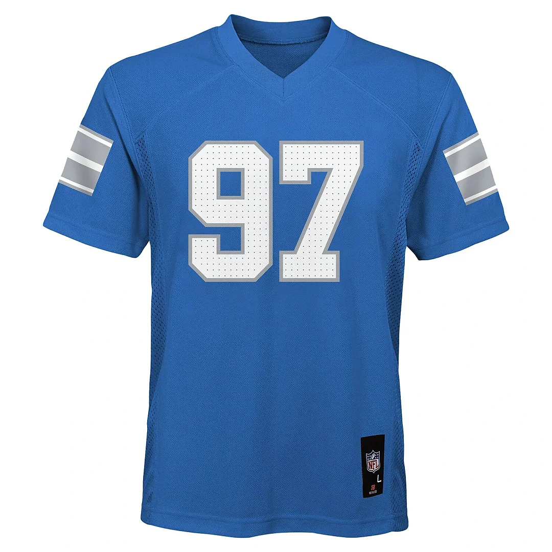 Zennovawear Aidan Hutchinson Detroit Lions Preschool Replica Player Jersey - Blue