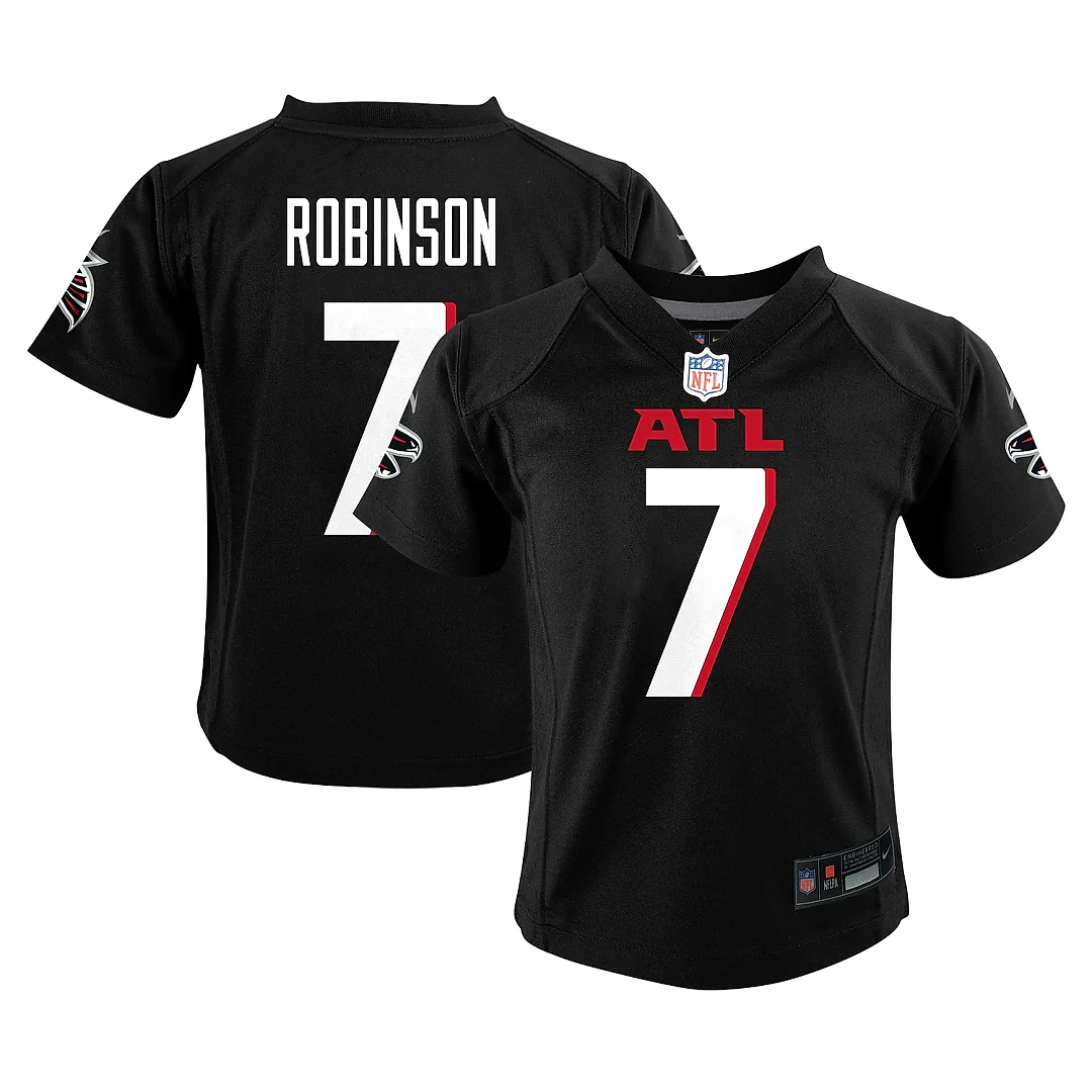 Zennovawear Preschool Atlanta Falcons Bijan Robinson Black Player Game Jersey