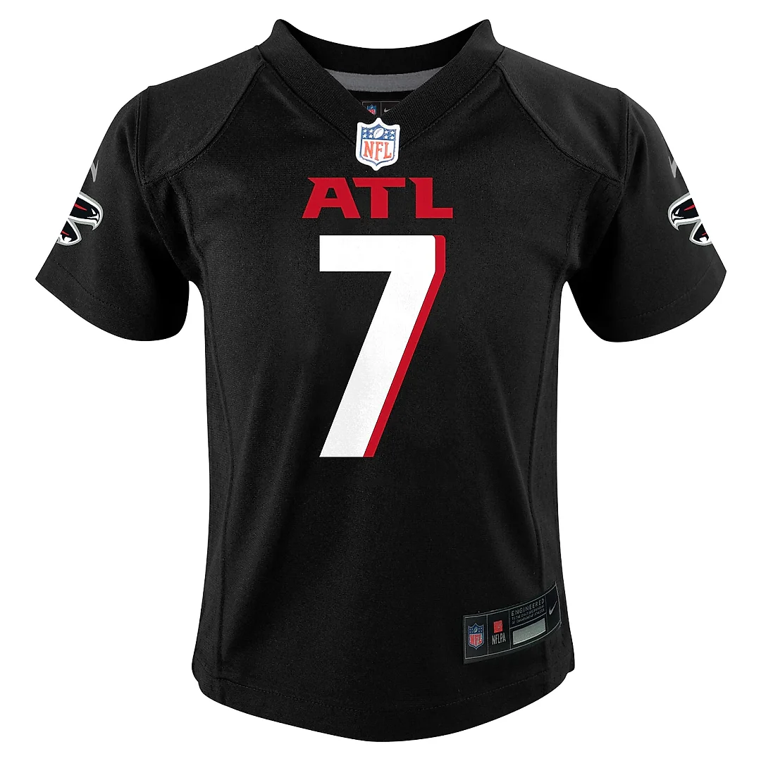 Zennovawear Preschool Atlanta Falcons Bijan Robinson Black Player Game Jersey