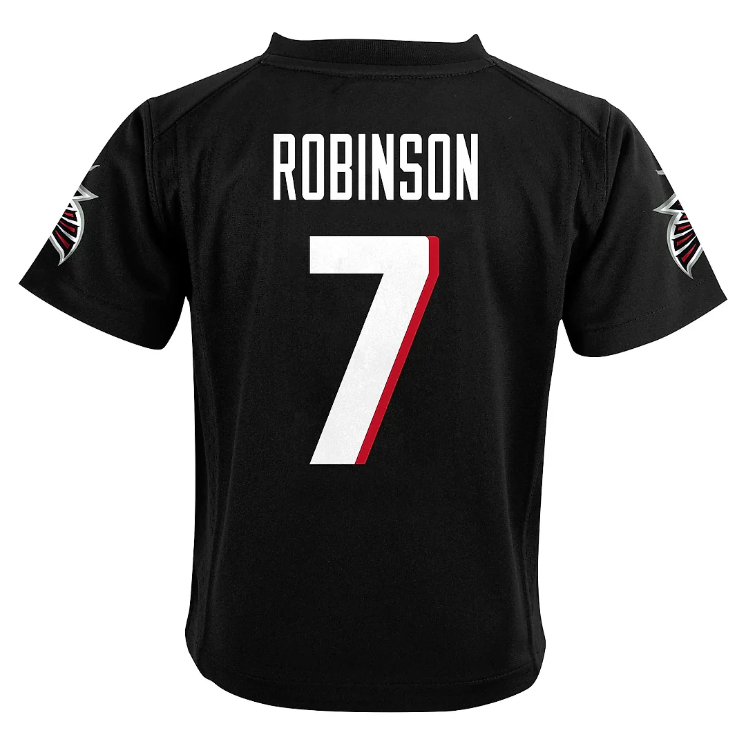 Zennovawear Preschool Atlanta Falcons Bijan Robinson Black Player Game Jersey