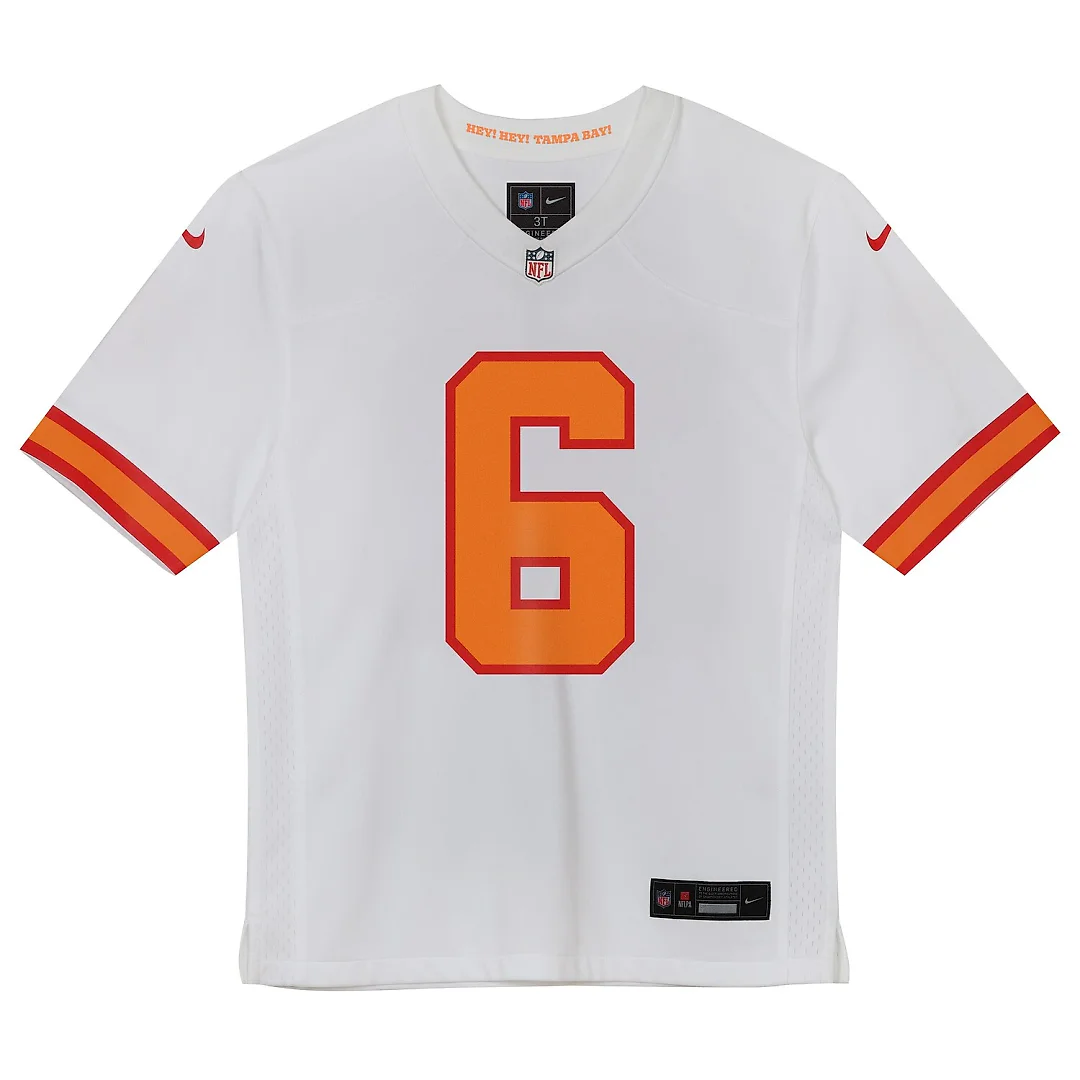 Zennovawear Baker Mayfield '76 Tampa Bay Buccaneers Preschool Game Jersey - White