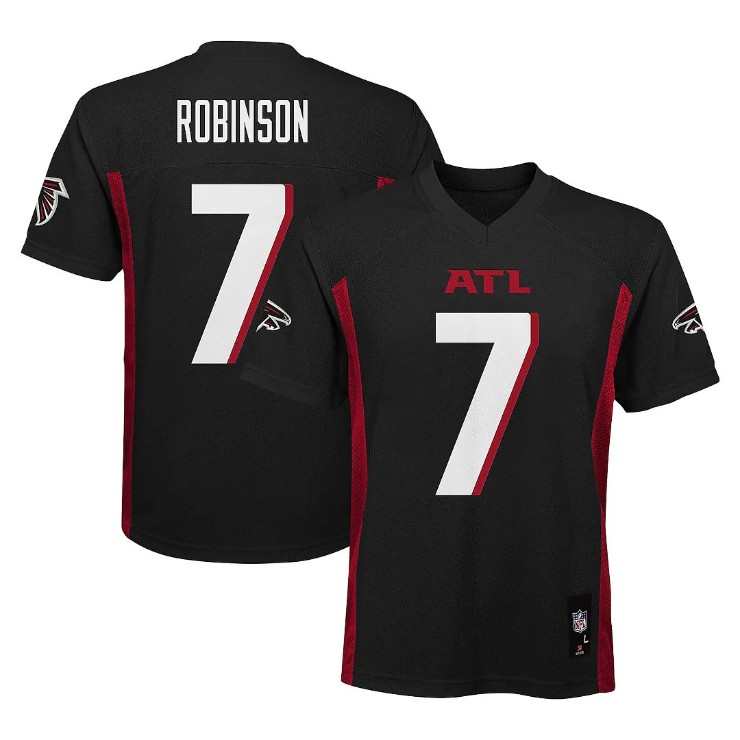 Zennovawear Bijan Robinson Atlanta Falcons Preschool Replica Player Jersey - Black