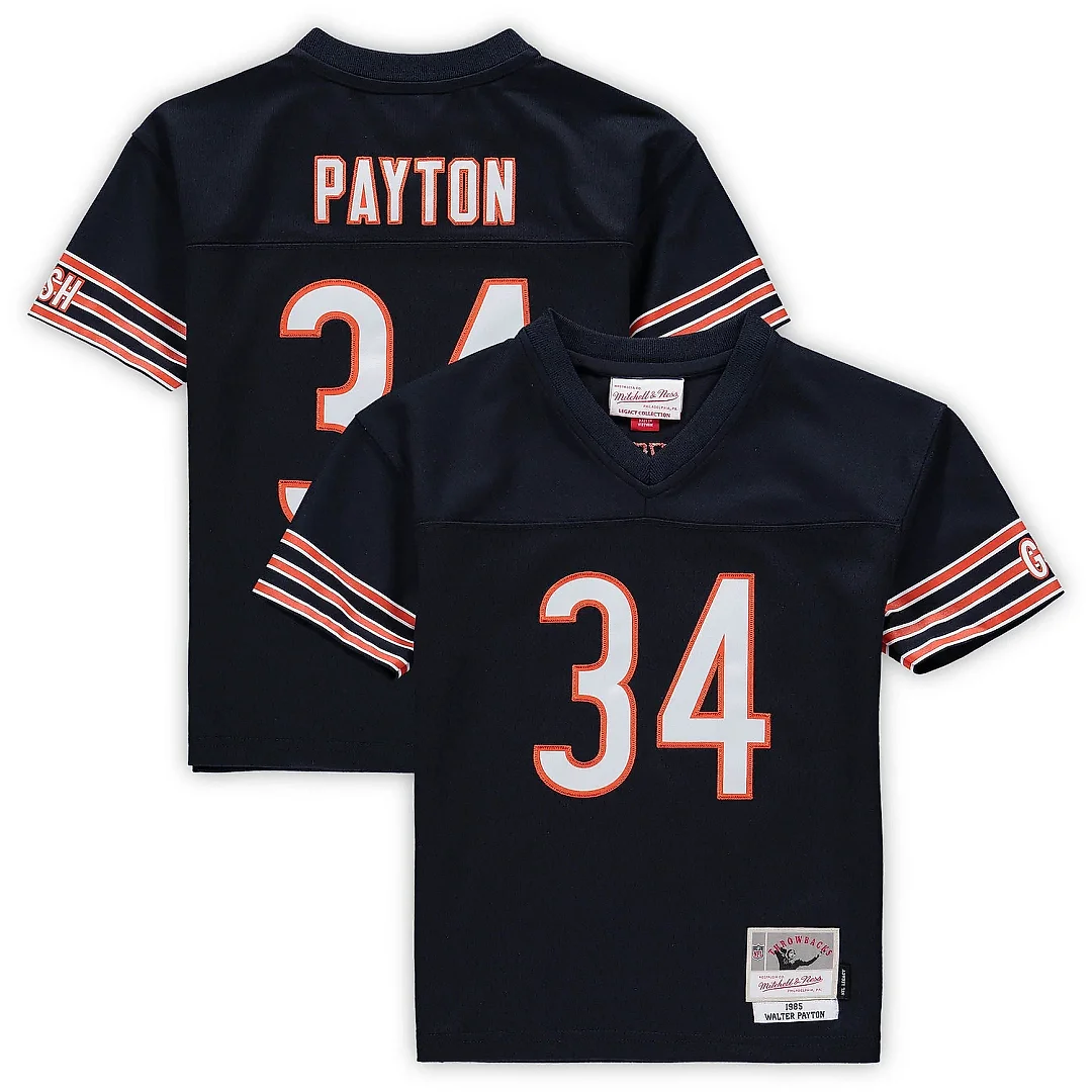 Zennovawear Preschool Chicago Bears Walter Payton Mitchell & Ness Navy Retired Legacy Jersey