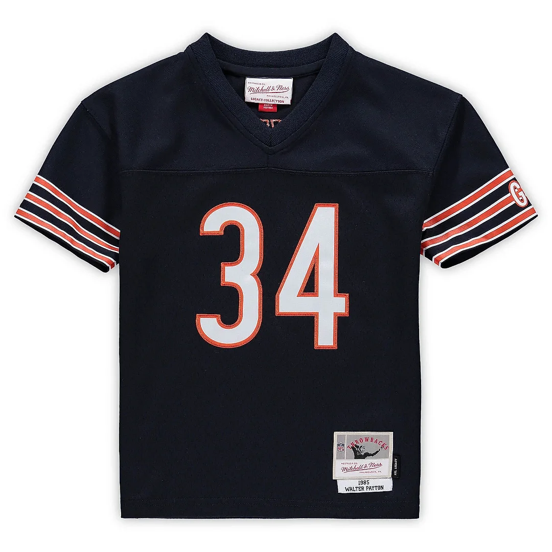 Zennovawear Preschool Chicago Bears Walter Payton Mitchell & Ness Navy Retired Legacy Jersey