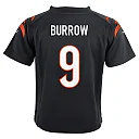 Zennovawear Preschool Cincinnati Bengals Joe Burrow Black Game Jersey