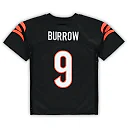 Zennovawear Preschool Cincinnati Bengals Joe Burrow Black Player Jersey