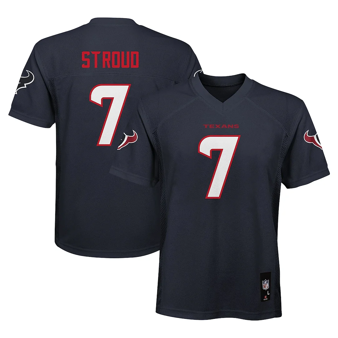 Zennovawear C.J. Stroud Houston Texans Preschool Replica Player Jersey - Navy