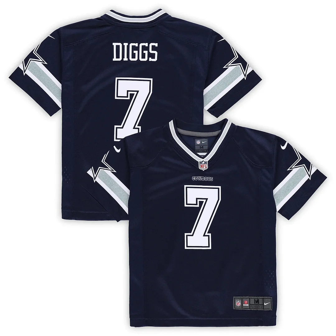 Zennovawear Preschool Dallas Cowboys Trevon Diggs Navy Game Jersey