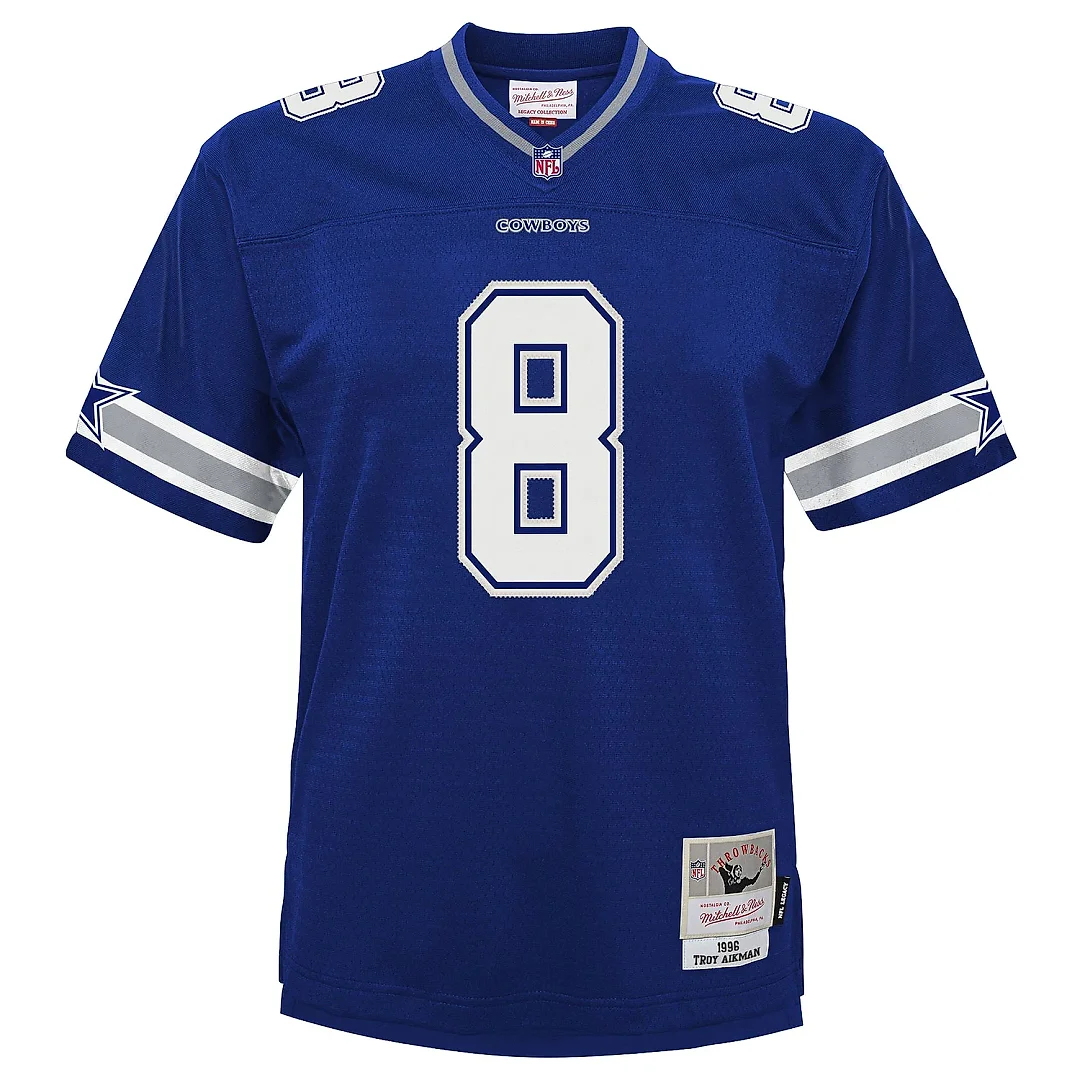 Zennovawear Preschool Dallas Cowboys Troy Aikman Mitchell & Ness Navy 1996 Retired Player Legacy Jersey