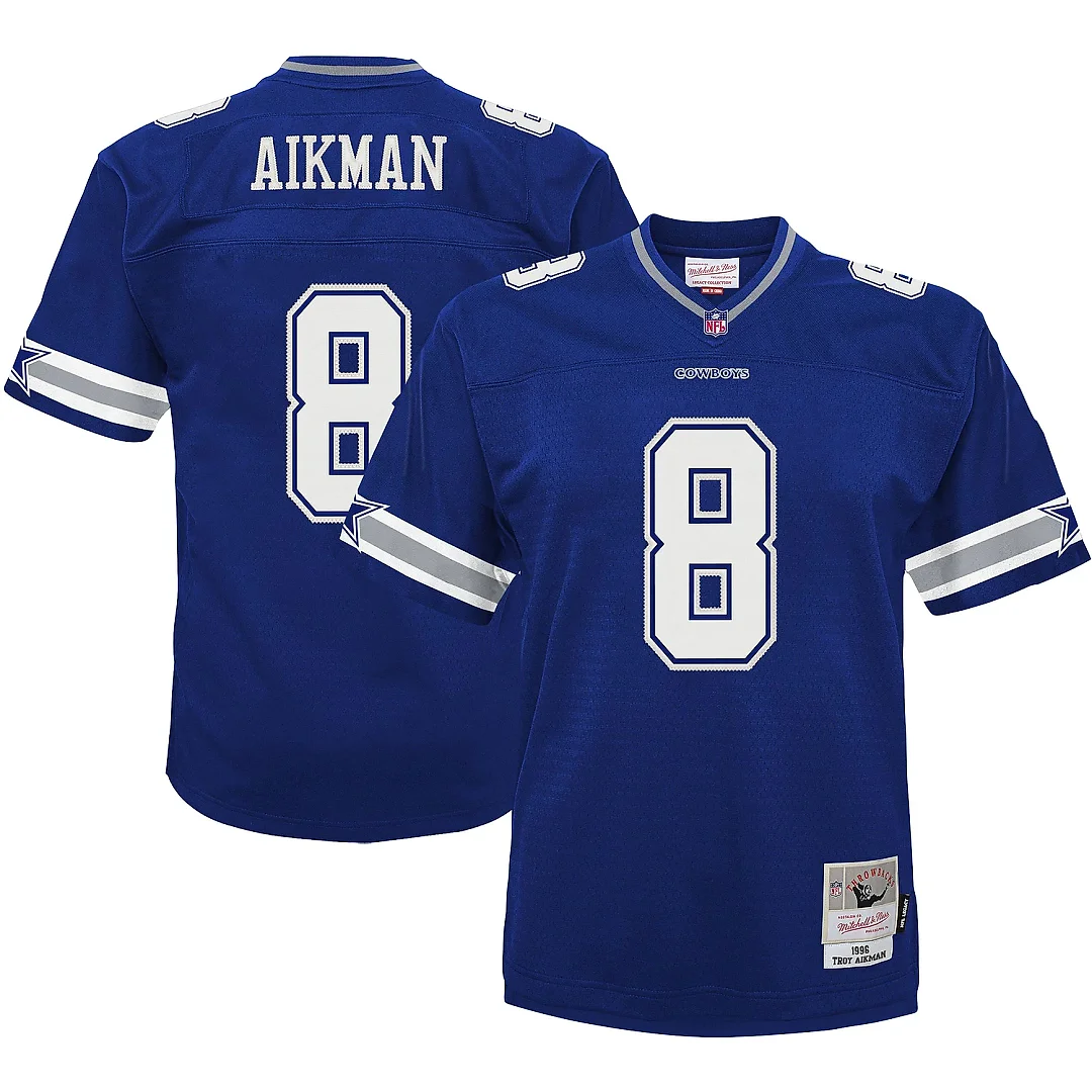 Zennovawear Preschool Dallas Cowboys Troy Aikman Mitchell & Ness Navy 1996 Retired Player Legacy Jersey