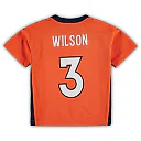 Zennovawear Preschool Denver Broncos Russell Wilson Orange Game Jersey