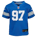 Zennovawear Preschool Detroit Lions Aidan Hutchinson Blue Player Game Jersey