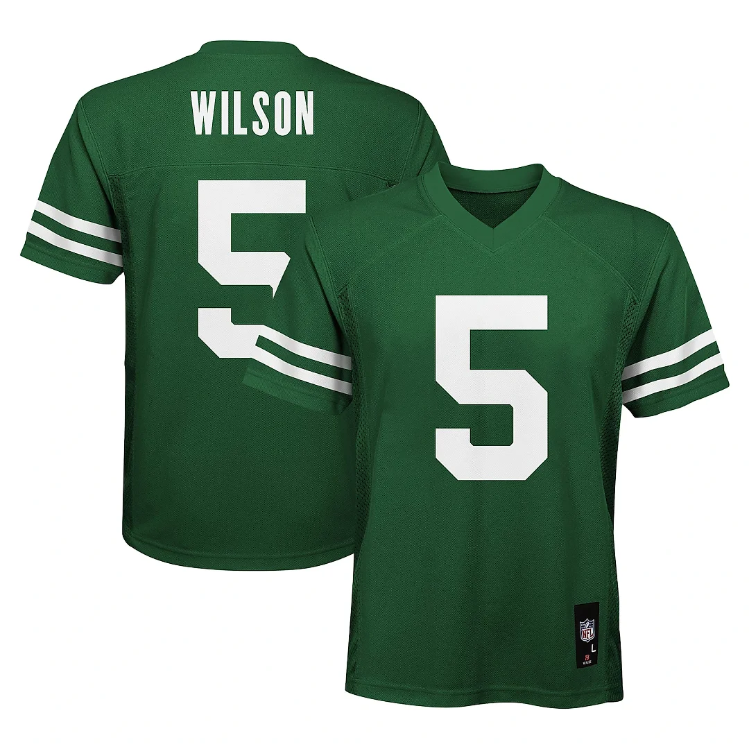 Zennovawear Garrett Wilson New York Jets Preschool Replica Player Jersey - Legend Green