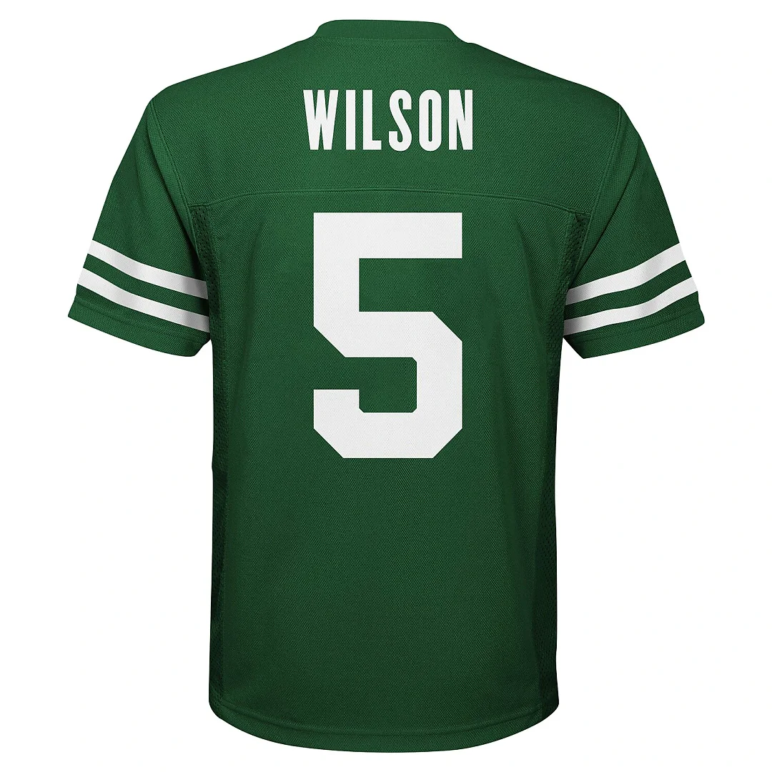Zennovawear Garrett Wilson New York Jets Preschool Replica Player Jersey - Legend Green