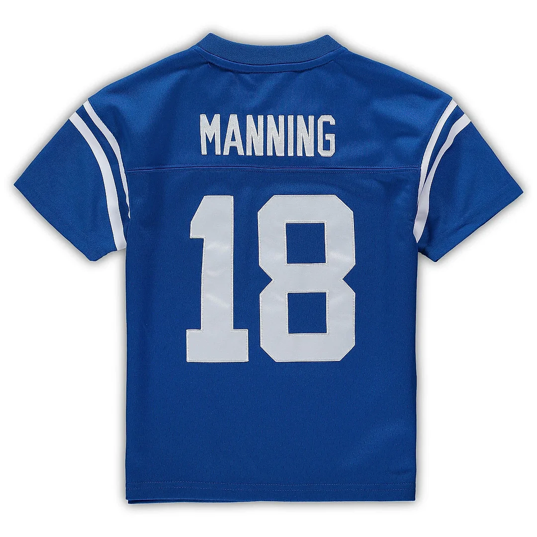 Zennovawear Preschool Indianapolis Colts Peyton Manning Mitchell & Ness Royal Retired Legacy Jersey
