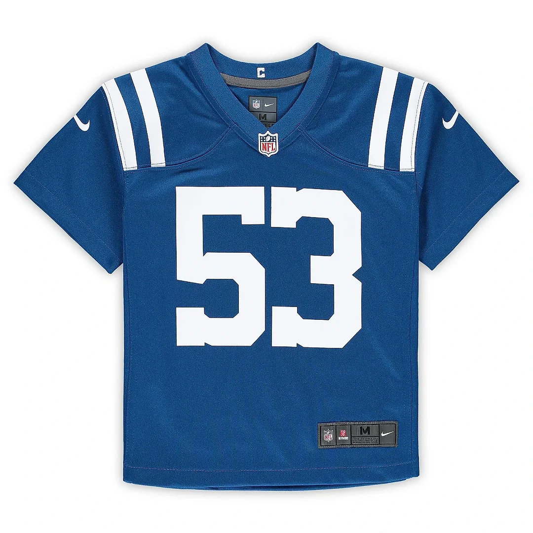 Zennovawear Preschool Indianapolis Colts Shaquille Leonard Royal Game Jersey
