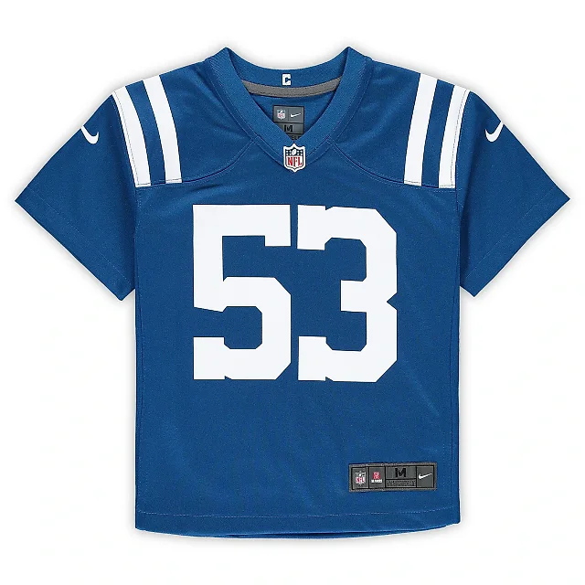 Zennovawear Preschool Indianapolis Colts Shaquille Leonard Royal Game Jersey