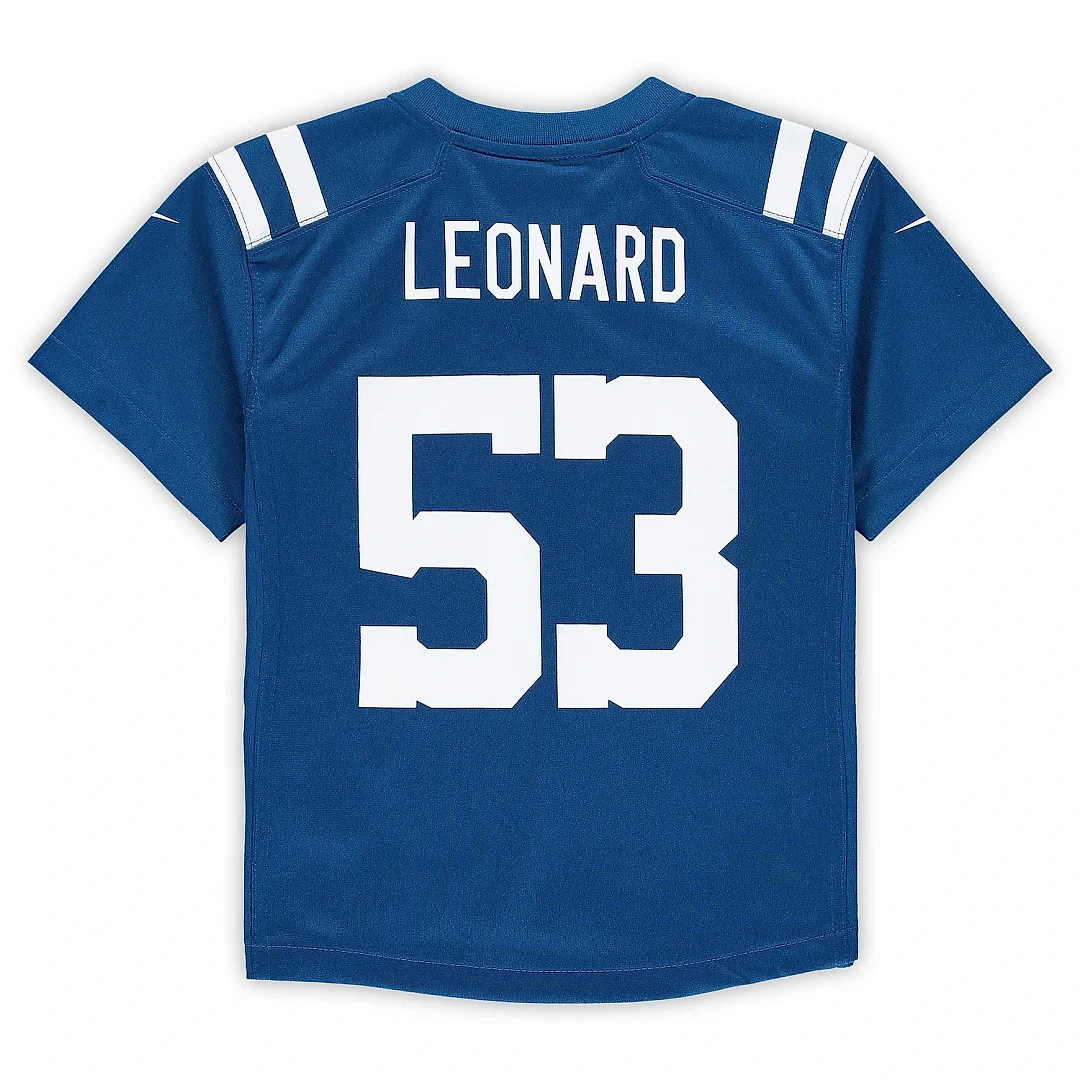 Zennovawear Preschool Indianapolis Colts Shaquille Leonard Royal Game Jersey