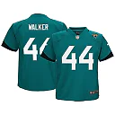 Zennovawear Preschool Jacksonville Jaguars Travon Walker Teal Game Jersey