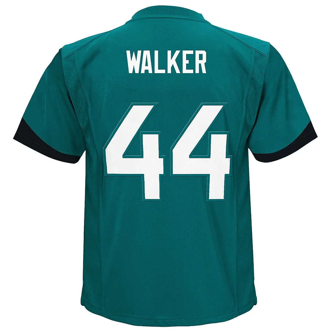 Zennovawear Preschool Jacksonville Jaguars Travon Walker Teal Game Jersey