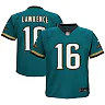 Zennovawear Preschool Jacksonville Jaguars Trevor Lawrence Teal Prowler Throwback Player Game Jersey