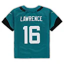 Zennovawear Preschool Jacksonville Jaguars Trevor Lawrence Teal Game Jersey