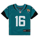 Zennovawear Preschool Jacksonville Jaguars Trevor Lawrence Teal Game Jersey