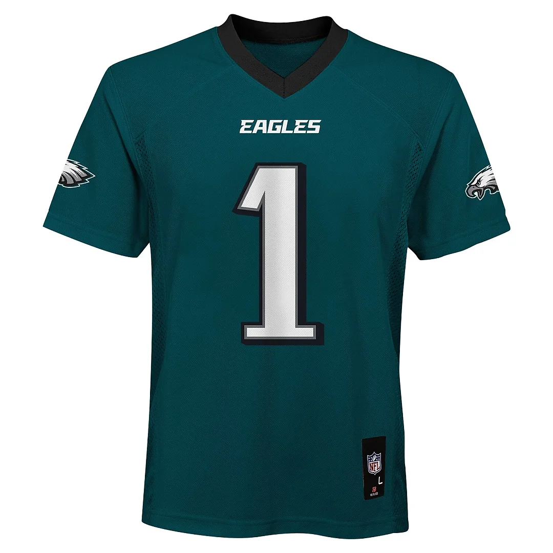 Zennovawear Jalen Hurts Philadelphia Eagles Preschool Replica Player Jersey - Midnight Green