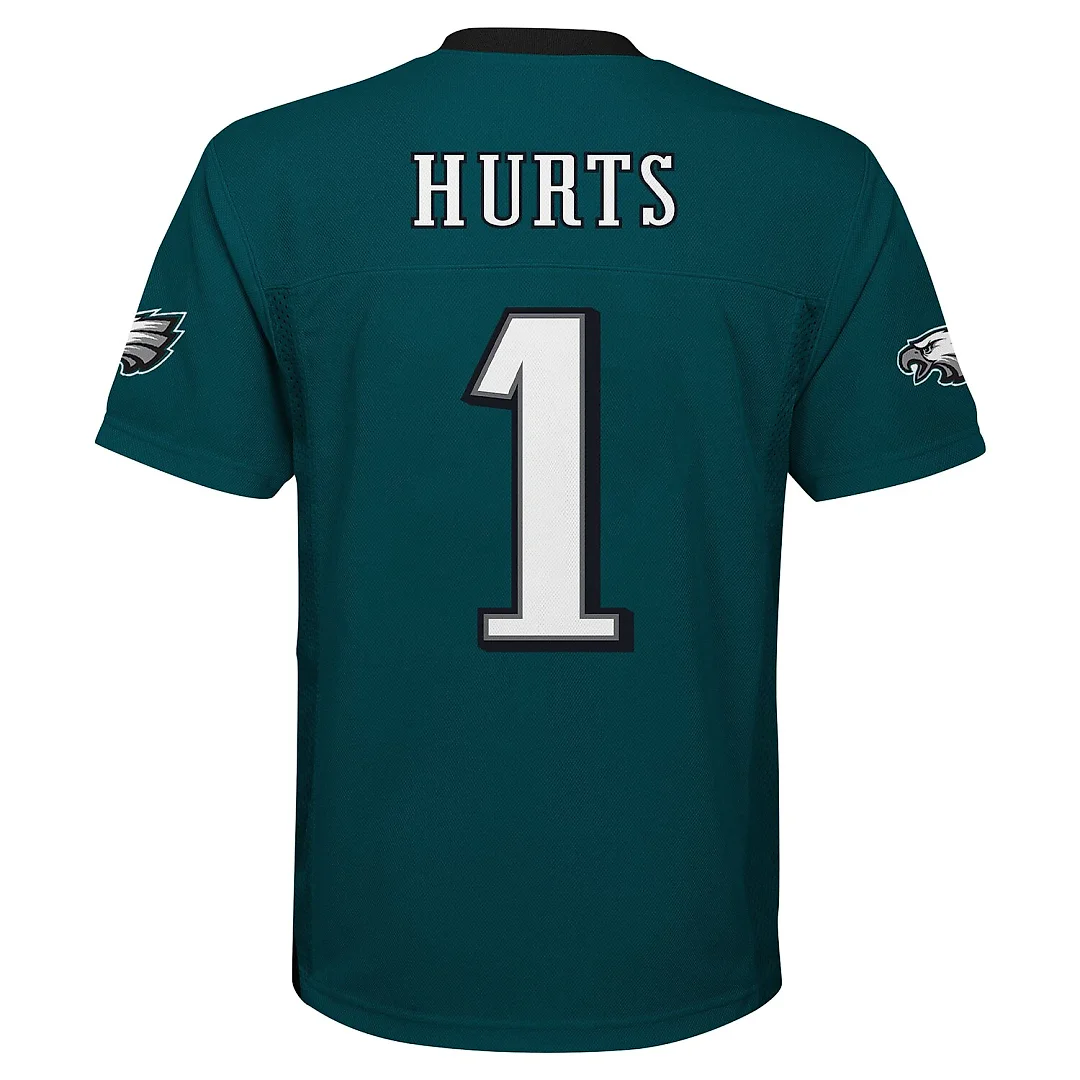 Zennovawear Jalen Hurts Philadelphia Eagles Preschool Replica Player Jersey - Midnight Green