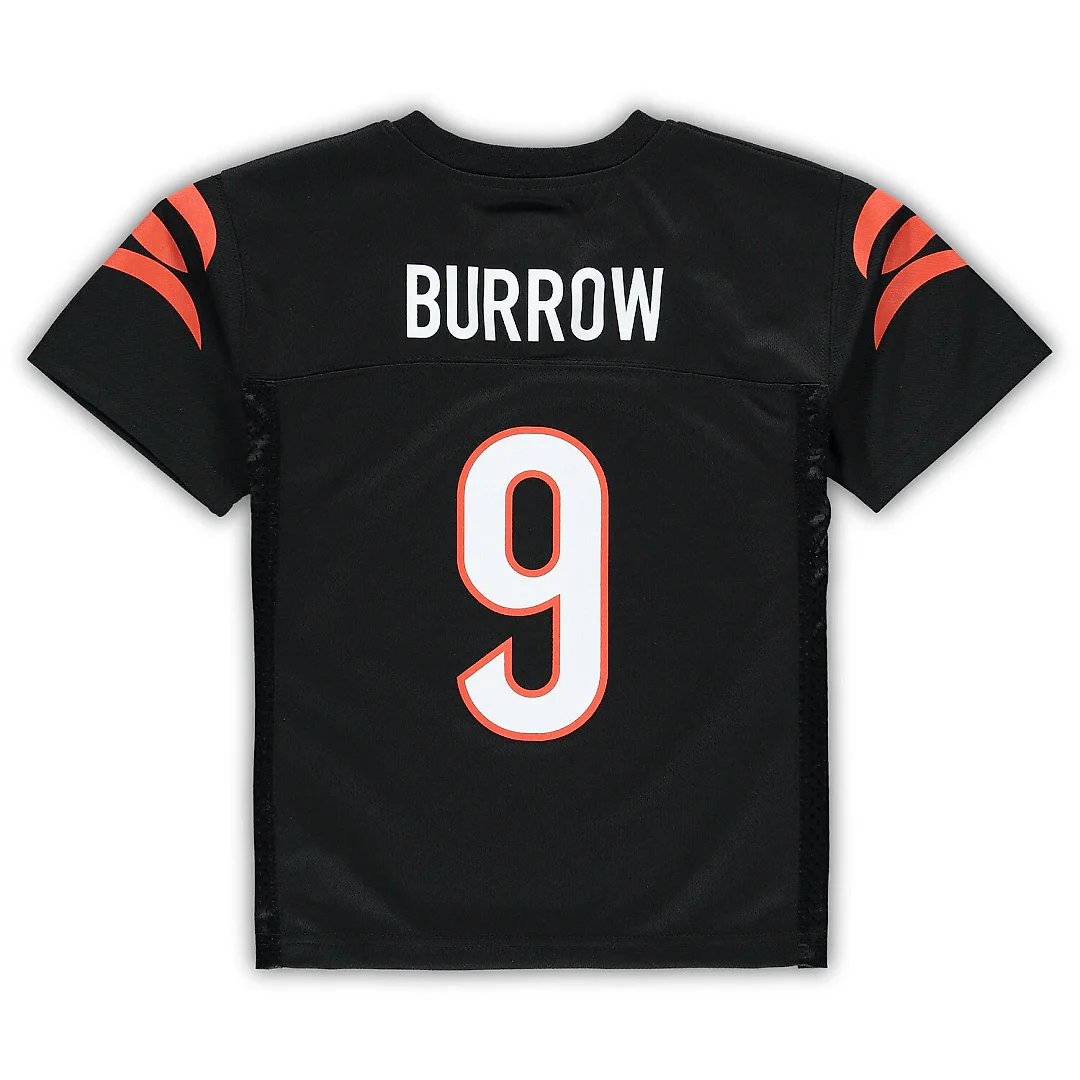 Zennovawear Joe Burrow Cincinnati Bengals Preschool Replica Player Jersey - Black