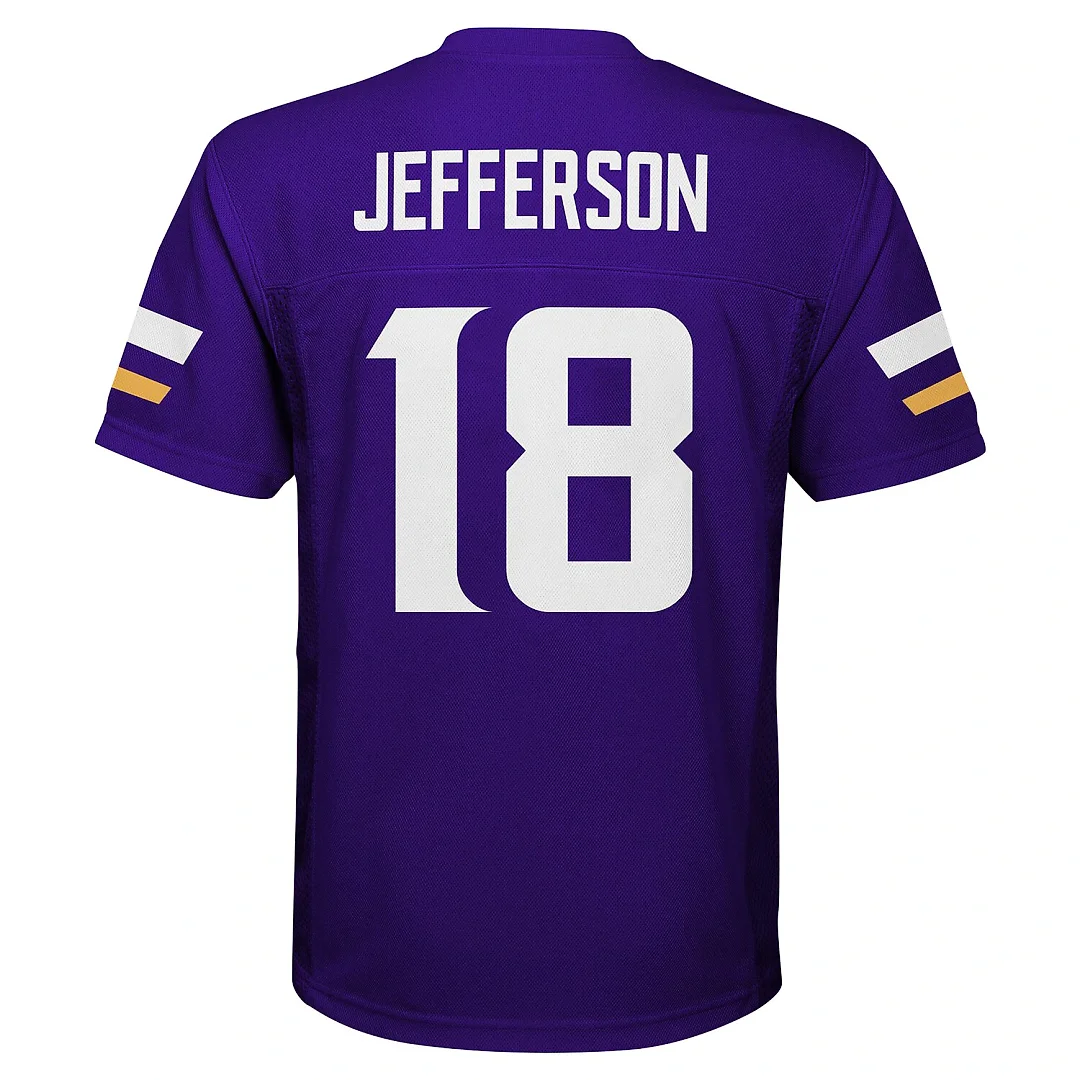 Zennovawear Justin Jefferson Minnesota Vikings Preschool Replica Player Jersey - Purple