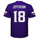 Zennovawear Justin Jefferson Minnesota Vikings Preschool Replica Player Jersey - Purple