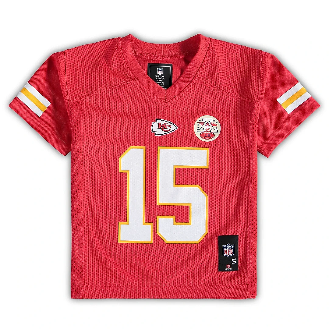 Zennovawear Preschool Kansas City Chiefs Patrick Mahomes Red Player Jersey