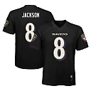 Zennovawear Lamar Jackson Baltimore Ravens Preschool Replica Player Jersey - Black