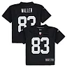 Zennovawear Preschool Las Vegas Raiders Darren Waller Black Game Jersey