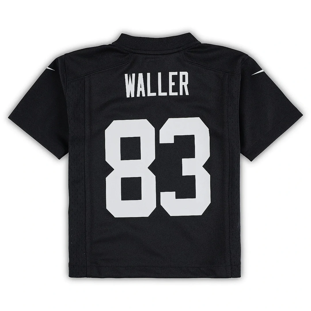Zennovawear Preschool Las Vegas Raiders Darren Waller Black Game Jersey