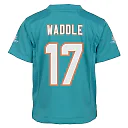 Zennovawear Preschool Miami Dolphins Jaylen Waddle Aqua Game Jersey