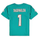 Zennovawear Preschool Miami Dolphins Tua Tagovailoa Aqua Game Jersey
