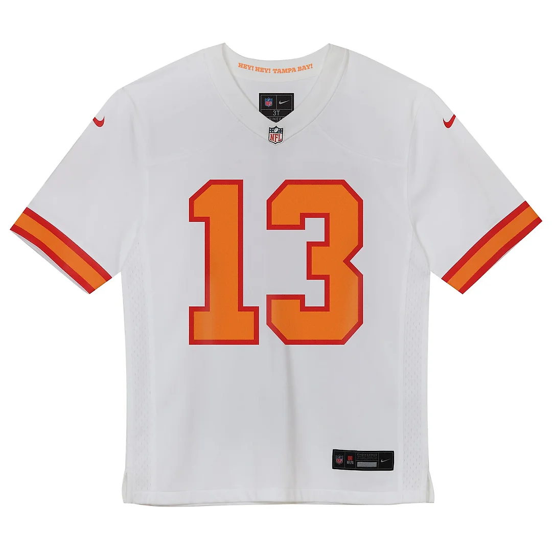 Zennovawear Mike Evans '76 Tampa Bay Buccaneers Preschool Game Jersey - White