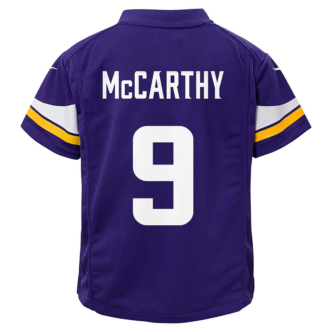Zennovawear Preschool Minnesota Vikings J.J. McCarthy Purple Player Game Jersey