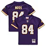 Zennovawear Preschool Minnesota Vikings Randy Moss Mitchell & Ness Purple 1998 Retired Legacy Jersey