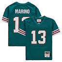 Zennovawear Dan Marino Miami Dolphins Male Preschool 1984 Retired Legacy Jersey - Aqua